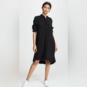 HATCH The Shirtdress Maternity in Black O/S